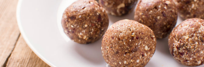 Easy Cacao and Date  Energy Balls