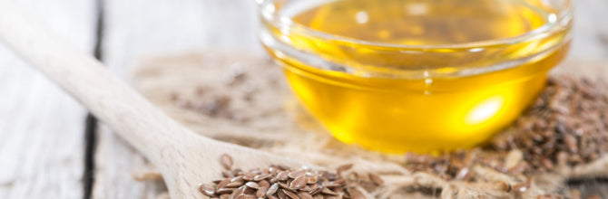 Flaxseed oil vinaigrette