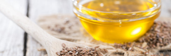 Flaxseed oil vinaigrette