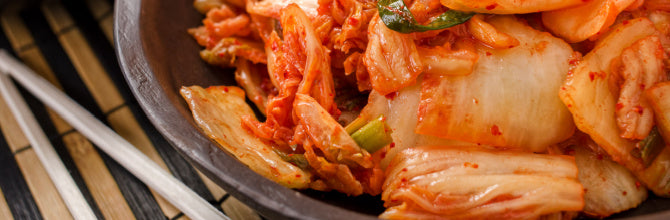 Kimchi stir fry