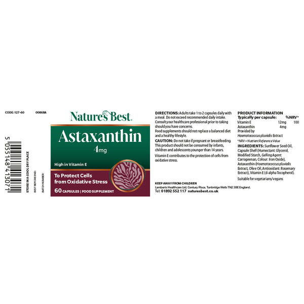 Astaxanthin 4mg