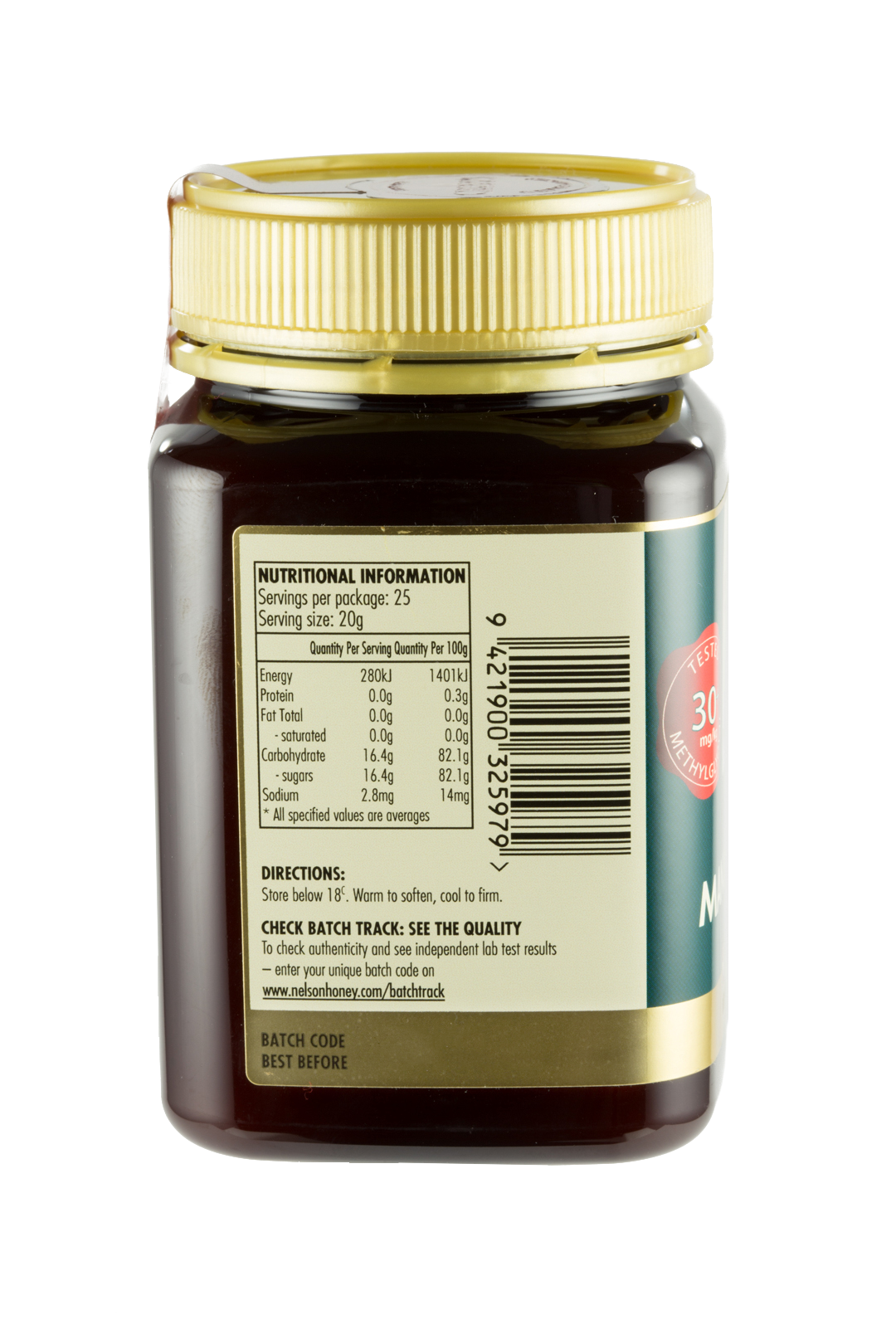Nelson Manuka 30+ Honey