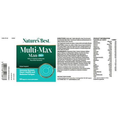 Multi-Max Man 50+ Multivitamin