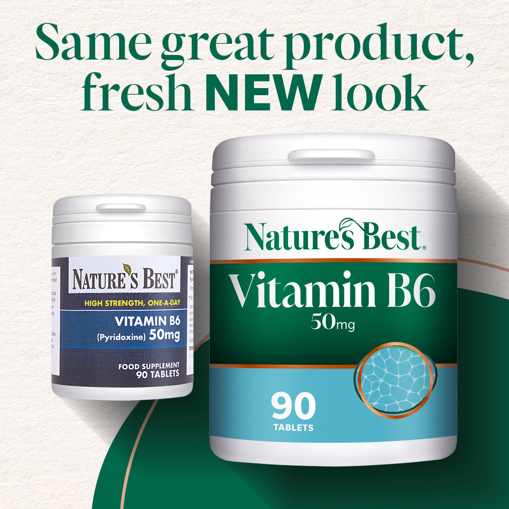 Vitamin B6 (Pyridoxine) 50mg