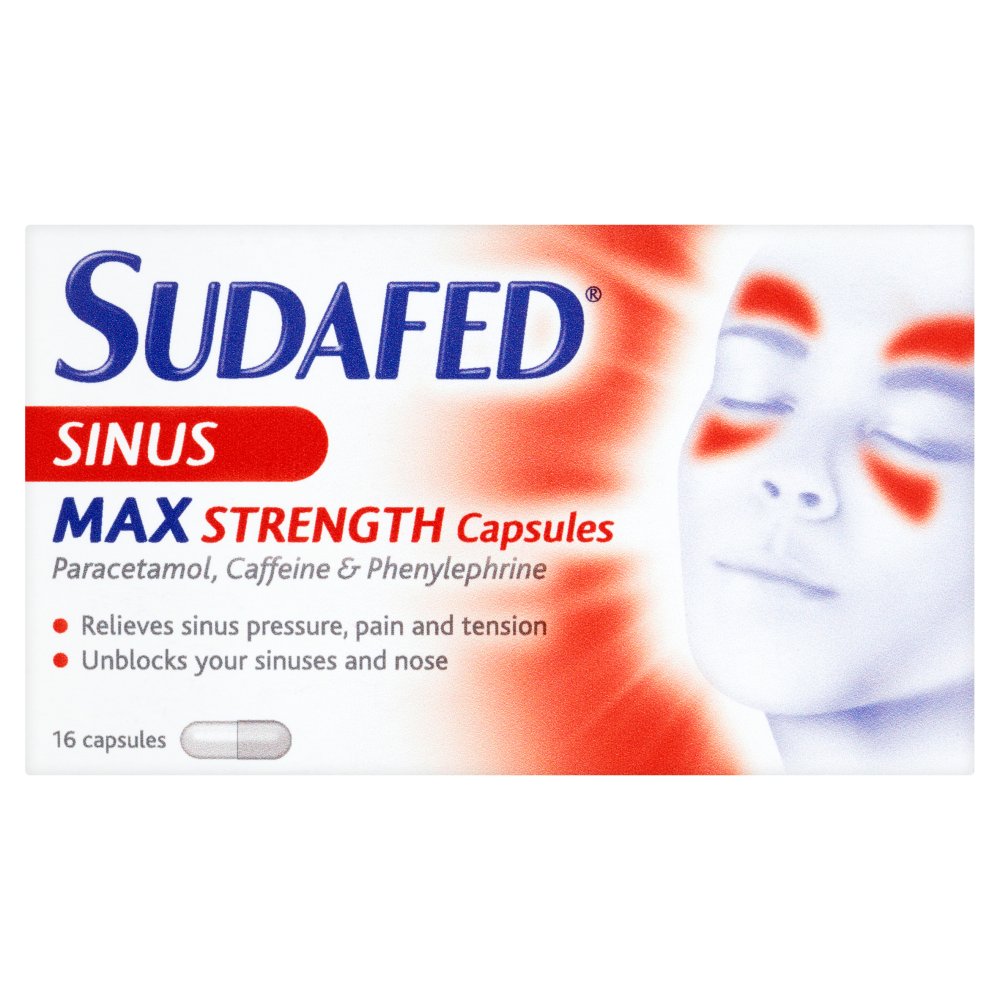 Sudafed Blocked Nose & Sinus Capsules | Nature's Best Pharmacy