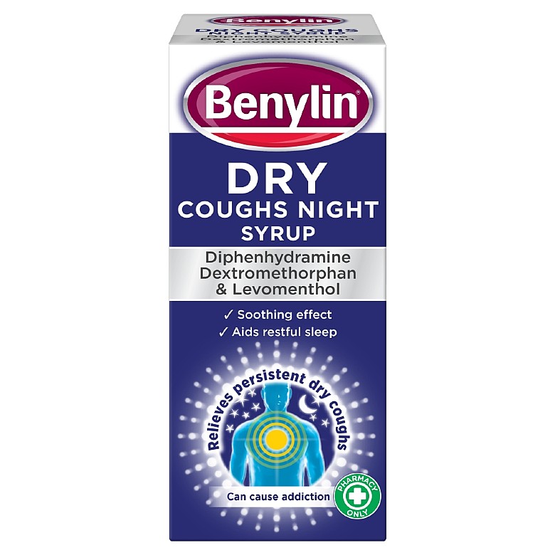 Benylin Dry Cough Night Syrup 150Ml