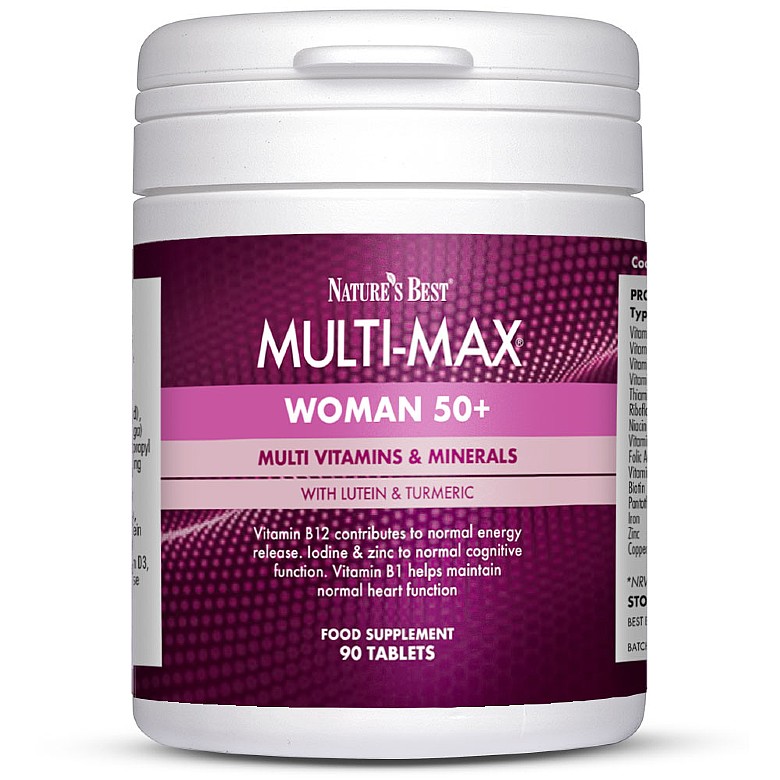 Multimax® Woman 50+, A Multi With Nutrients To Meet The Specific Needs Of Women 50+ 180 Tablets