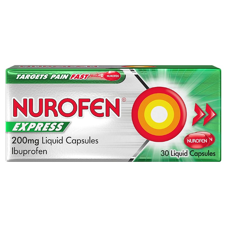 Nurofen Express 200Mg Liquid Capsules 30