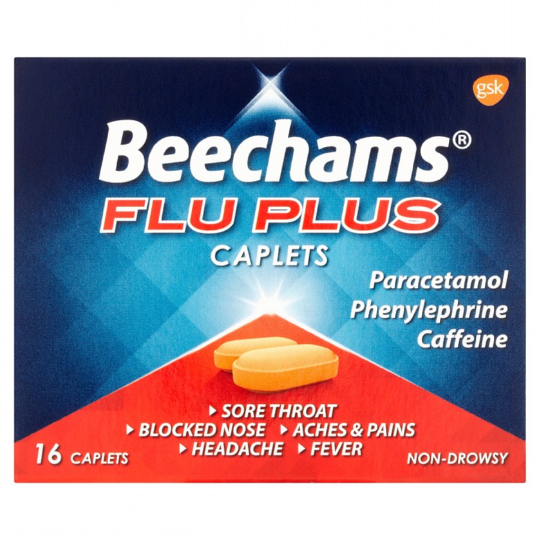 Beechams Flu Plus Caplets 16