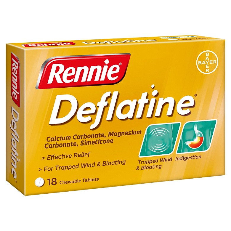 Rennie Deflatine 18 Tablets