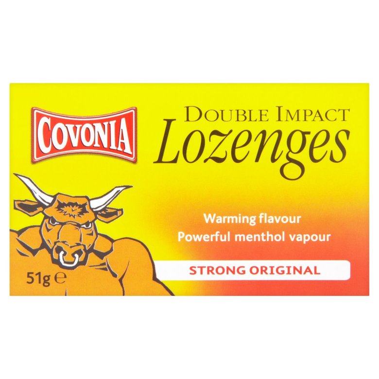 Covonia Double Action Cough Lozenges Strong Original 51G