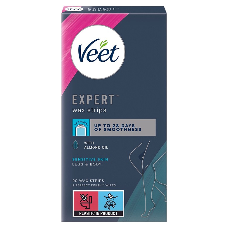 Veet Expert Cold Wax Strips Legs Sensitive