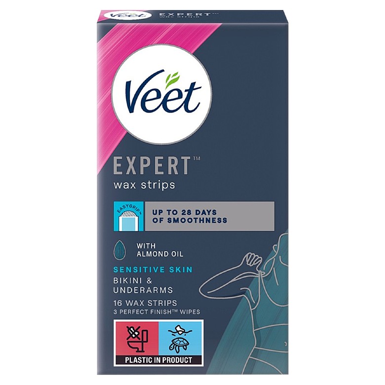 Veet Expert Cold Wax Strips Bikini Sensitive