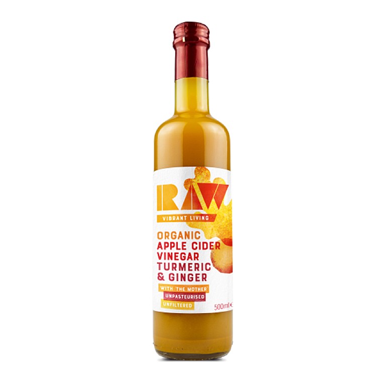 Raw Organic Apple Cider Vinegar With Turmeric, Ginger And Chilli 500Ml