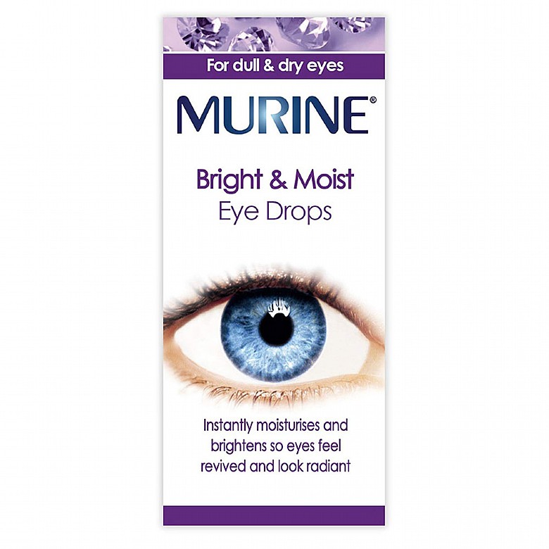 Murine Drops Bright & Moist Eyes - 15ml | Dry Eyes | Nature's Best