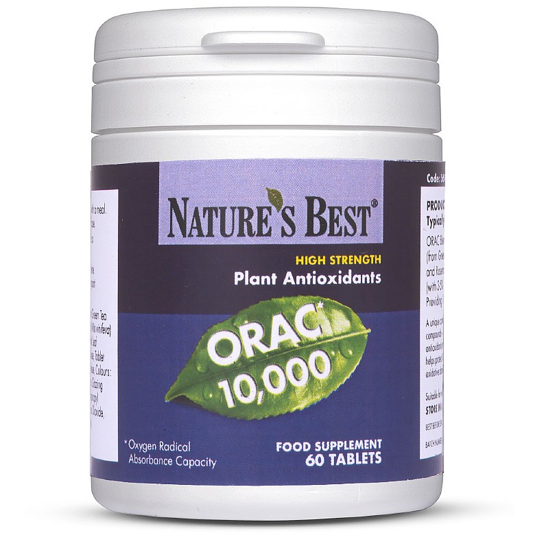 Orac 10,000, A Unique Combination Of Plant Antioxidants 60 Tablets