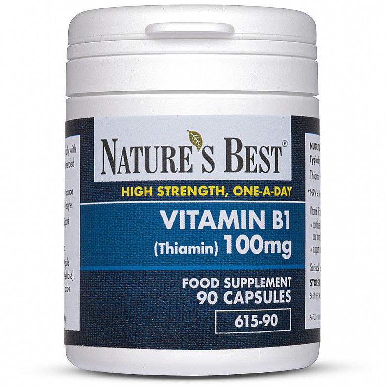 Vitamin B1 (Thiamine) Tablets 100mg | Nature's Best