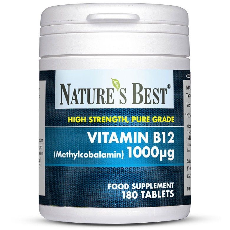 Vitamin B12 supplement (Methylcobalamin) Nature's Best