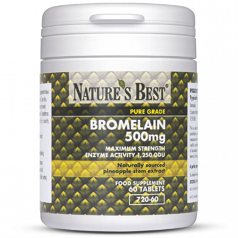 Bromelain Tablets with Pineapple Enzyme