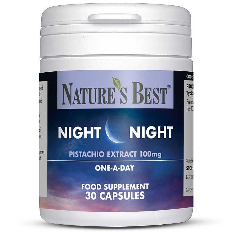 Night Night, Pistachio Extract 100Mg 30 Capsules