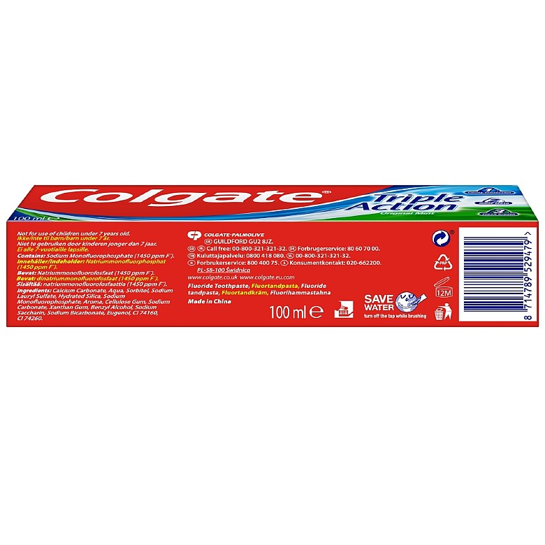 sodium carbonate toothpaste