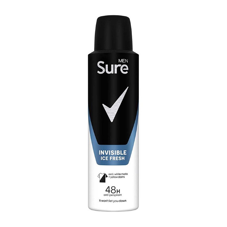 Sure Men Invisible Ice Fresh Deodorant Spray