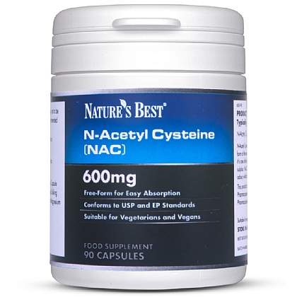 N-Acetyl Cysteine 600mg (NAC), Stable Form Of The Amino Acid Cysteine